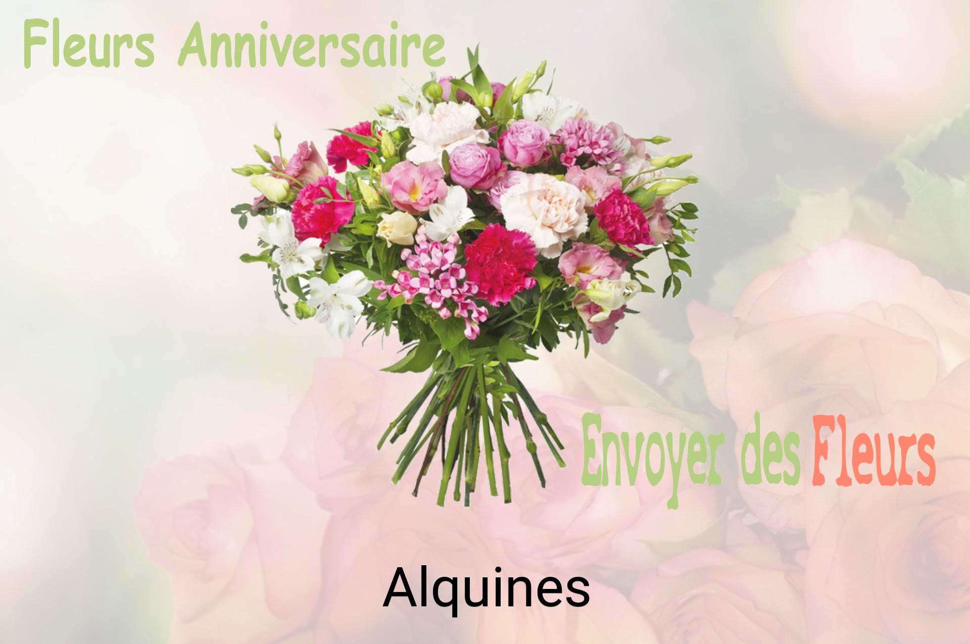 Bouquet de fleurs d’anniversaire livré à Alquines